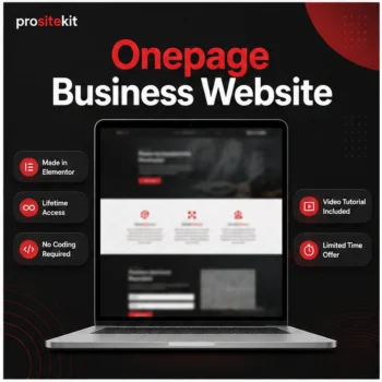 Onepage Business Website Template